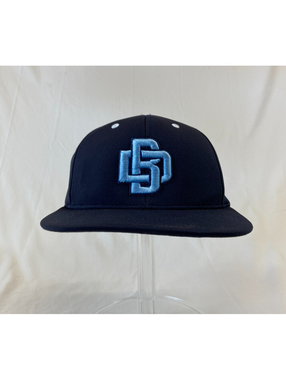 DB Baseball Cap Fitted Navy Hat Sports Teams SM/MD 55 Classic Outdoor FlexFit